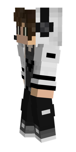 Black skin: body, left side render