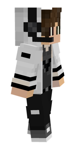 Black skin: body, right side render