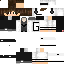 Black skin: raw texture render