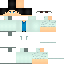 Classic skin: raw texture render