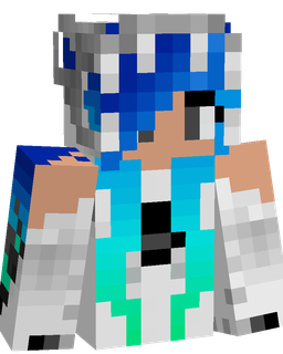 Blue skin: bust render