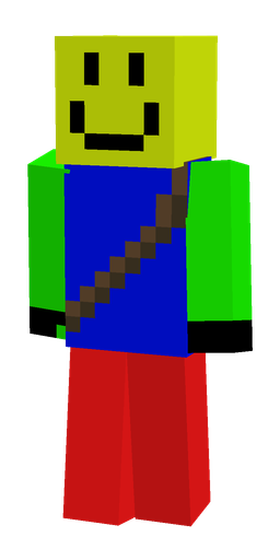 Blue skin: body, front render