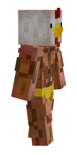 Brown skin: body, right side render