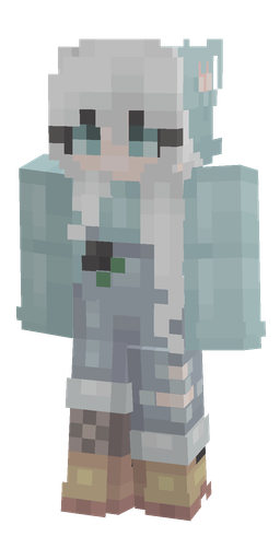 Blue skin: body, front render