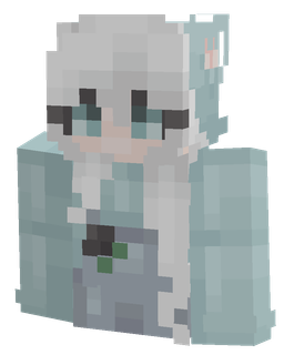 Blue skin: bust render