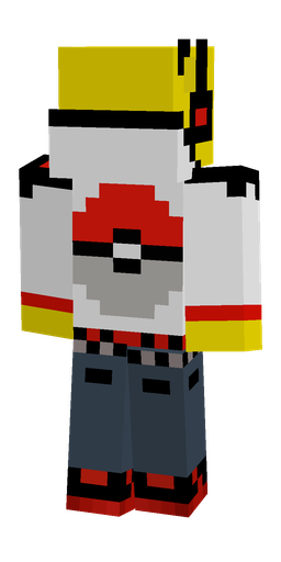 Blue skin: body, back render