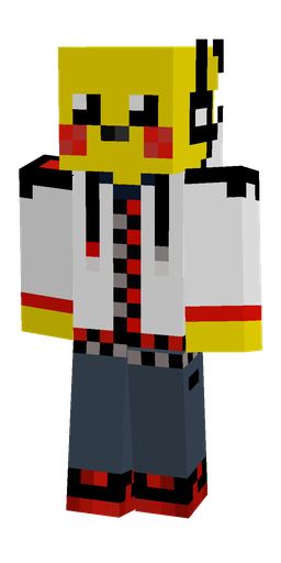 Blue skin: body, front render