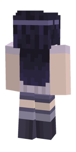 Blue skin: body, back render