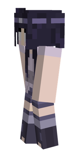 Blue skin: body, left side render