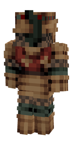 Black skin: body, back render
