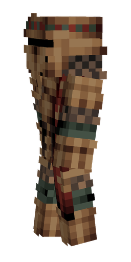 Black skin: body, left side render