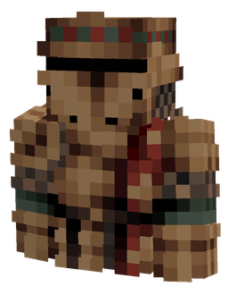 Black skin: bust render