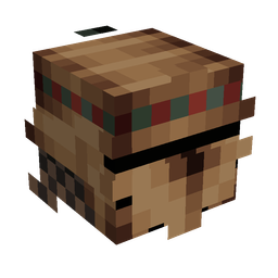 Black skin: head render