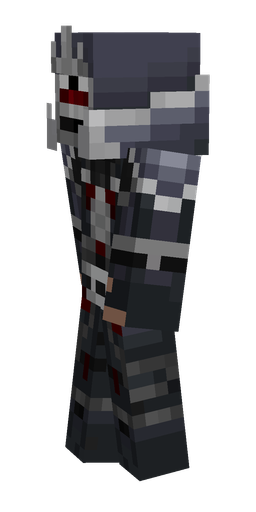 Black skin: body, left side render