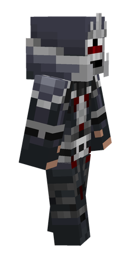 Black skin: body, right side render