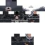 Black skin: raw texture render