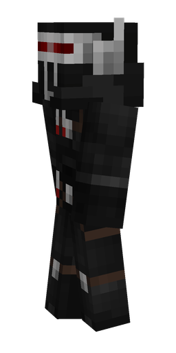 Black skin: body, left side render
