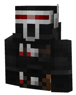 Black skin: bust render