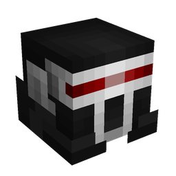 Black skin: head render