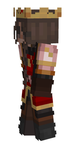 Black skin: body, left side render
