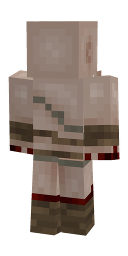 Brown skin: body, back render