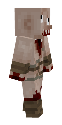 Brown skin: body, right side render