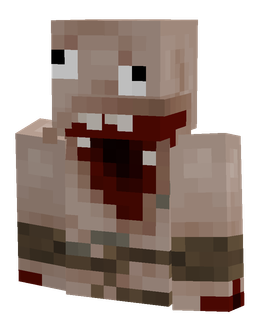 Brown skin: bust render