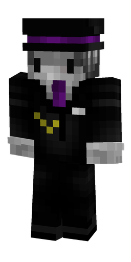 Black skin: body, front render