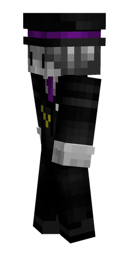Black skin: body, left side render