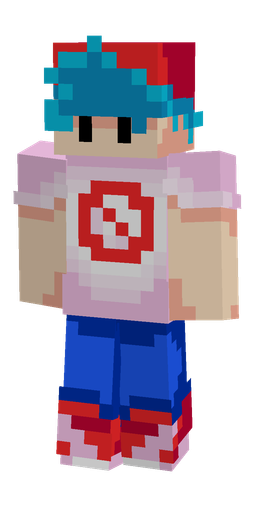 Blue skin: body, front render