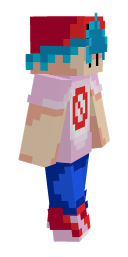 Blue skin: body, right side render