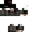 Black skin: raw texture render