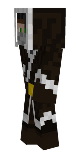 Black skin: body, left side render