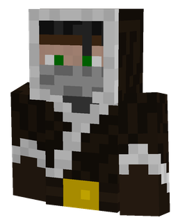 Black skin: bust render