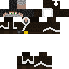 Black skin: raw texture render