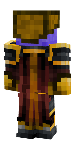 Black skin: body, back render