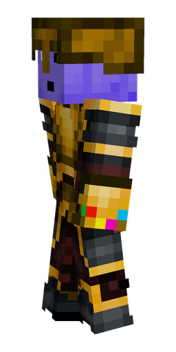 Black skin: body, left side render