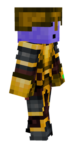 Black skin: body, right side render