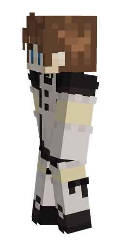 Black skin: body, left side render