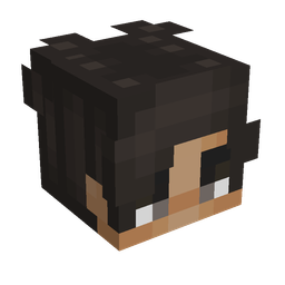 Black skin: head render