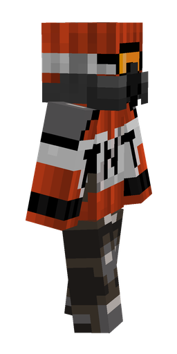 Black skin: body, right side render