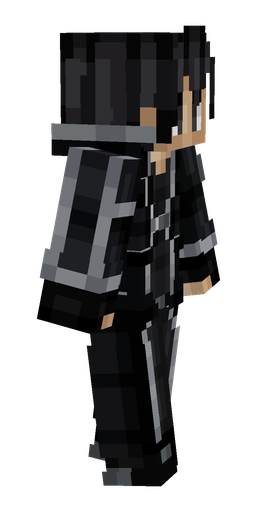 Black skin: body, right side render
