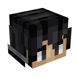 Black skin: head render