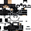Black skin: raw texture render