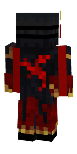 Black skin: body, back render