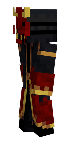 Black skin: body, left side render