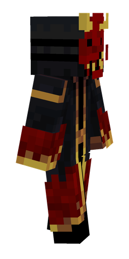 Black skin: body, right side render