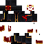 Black skin: raw texture render