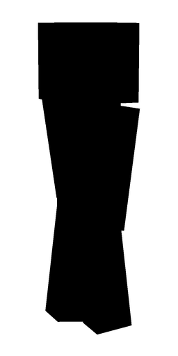 Minecraft skin: body, left side render