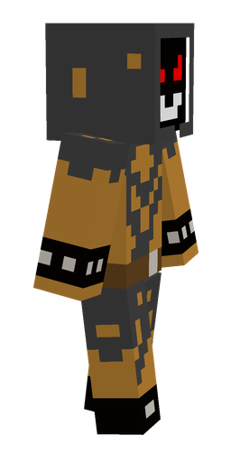 Black skin: body, right side render